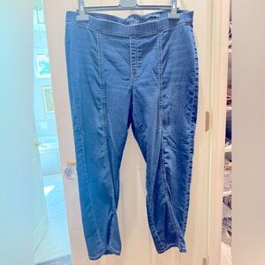 J Jill pull on stretch slim leg ankle jean